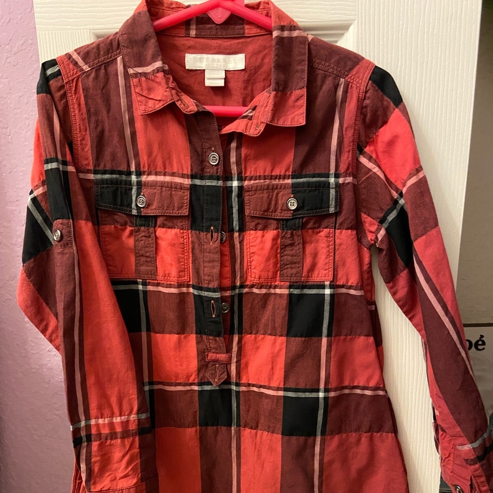 BURBERRY SHIRT DRESS SIZE 6Y